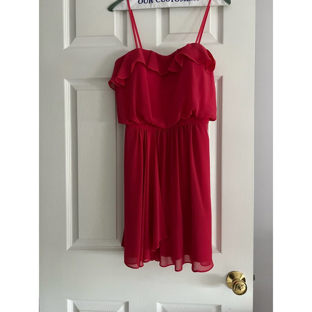 Bloomingdales Aqua Pink Cocktail Dress